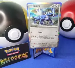 Dialga 95/132 Pokemon Mega Evolution Holo NM Pokemon TCG Card - Image 1
