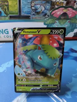 Venusaur V - SWSH100 - Pokemon Promo Sword & Shield Ultra Rare Holo Card NM - Image 1