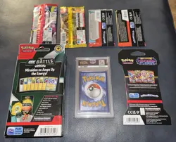 Pokemon Lot Sealed Packs & Graded PSA Card & Battle Deck NEW No Reserve - Image 2