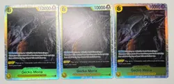 Lot Of 3: One Piece Gecko Moria OP14-104 Character Card English - Image 3