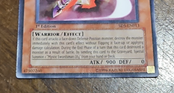 Mystic Swordsman LV2 #SD5-EN013 1st Edition Yugioh Card - Image 2