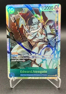 Edward Newgate OP13-042 SR - Carrying On His Will One Piece Card Game - English - Image 1