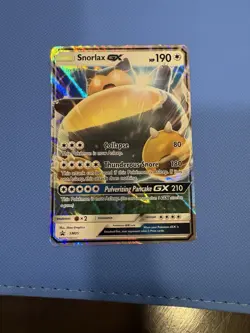 Snorlax GX SM05 SM Promos Holo Card Near Mint Condition - Image 2