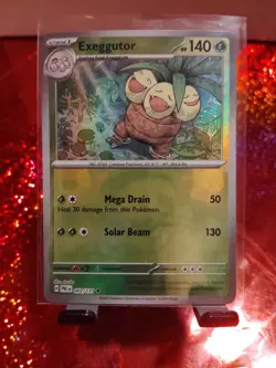 🌿2025 Pokemon Prismatic Evolutions #2 Exeggutor MASTER BALL Reverse Holo Card🌿 - Image 1