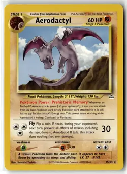 Aerodactyl ⭐ 15/64 Rare Neo Revelation 2001 Pokemon NM - Image 1
