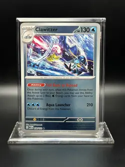 2025 Pokemon Mega Evolutions -Clawitzer Reverse Holo No. 38/132 - Image 1