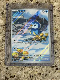 Piplup Full Art Pokemon Mint/Near Mint Phantasmal Flames Illustration Rare 98/94 - Image 1