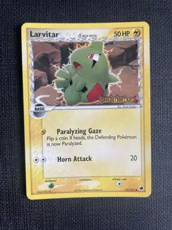 Pokemon TCG Larvitar (Delta Species) EX Dragon Frontiers 52/101 Reverse Holo LP+ - Image 1