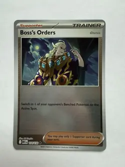 Pokemon Boss’s Orders [Ghetsis] 114/132 ME01 Mega Evolution Reverse Holo NM - Image 1