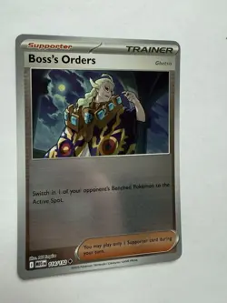 Pokemon Boss’s Orders [Ghetsis] 114/132 ME01 Mega Evolution Reverse Holo NM - Image 3