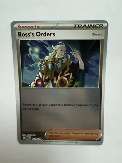 Pokemon Boss’s Orders [Ghetsis] 114/132 ME01 Mega Evolution Reverse Holo NM - Image 5