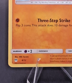 Mankey 8/12 - 2019 McDonald's Collection Promo - Holo Rare - NM - Pokemon TCG - Image 5