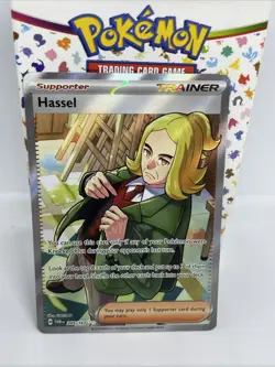 Hassel 205/167 Full Art Ultra Rare Twilight Masquerade Pokemon TCG NM - Image 1