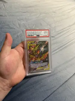 2019 POKEMON SM BLACK STAR PROMO FULL ART/MOLTRES & ZAPDOS & ARTICUNO GX PSA 10 - Image 1