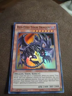 Red-Eyes Toon Dragon SHVI-EN036 Shining Victories 1st Edition - Image 1