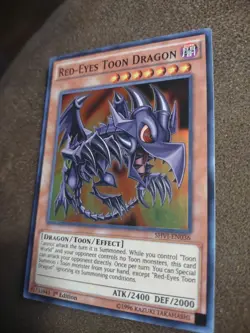 Red-Eyes Toon Dragon SHVI-EN036 Shining Victories 1st Edition - Image 4