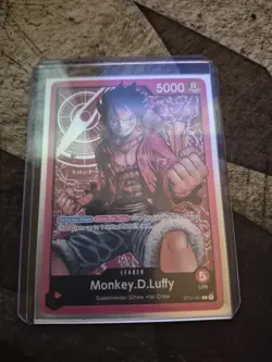 Monkey. D .Luffy ST01-001 Leader (Foil) One Piece TCG - Image 1