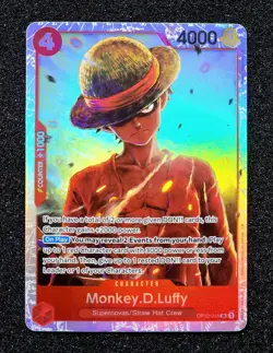 Monkey.D.Luffy OP12-015 - One Piece TCG - Legacy of the Master Foil NM English - Image 1