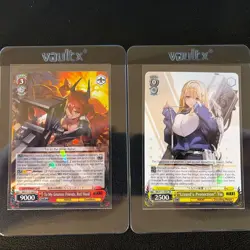 Nikke Weiss Schwarz English Tia RR and Red Hood R - Image 1