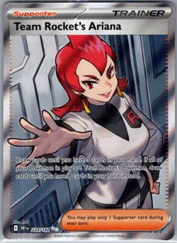 Team Rocket's Ariana 224/182 SV10: Destined Rivals - Pokemon Card - NM - Image 1
