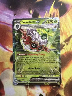 Forretress ex 2/91 2024 Paldean Fates Pokemon Card Ultra Rare Holo - Nm - Image 1
