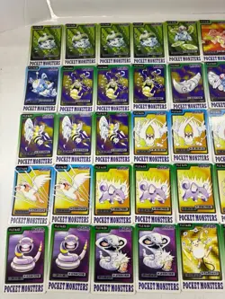 Pokemon 1997 Bandai Carddass Regular Lot 210 Card Japanese Vintage Vaporeon etc. - Image 3