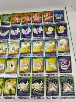 Pokemon 1997 Bandai Carddass Regular Lot 210 Card Japanese Vintage Vaporeon etc. - Image 4