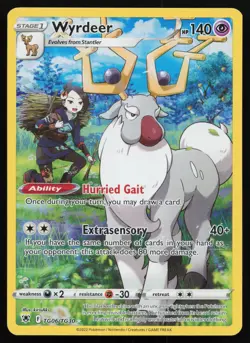 Wyrdeer TG06/TG30 SWSH10: Astral Radiance Trainer Gallery Pokemon Card - Image 1