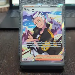 Pokemon Drayton Ultra Rare Full Art Holo 232/191 Sv08 Surging Sparks Card - Image 1