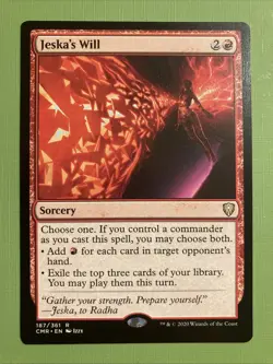 MTG - Jeska's Will - Commander Legends - NM - Image 1