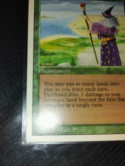 MTG Unlimited Fastbond, Excellent Condition, Never Played - Image 5