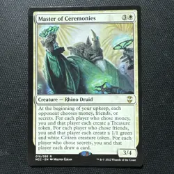 MTG, Master of Ceremonies 18 NM Commander: Streets of New Capenna Regular - Image 1