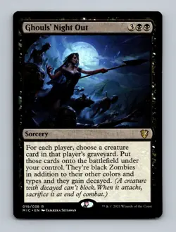 Ghouls' Night Out Commander: Innistrad: Midnight Hunt Non-Foil MTG NM - Image 1