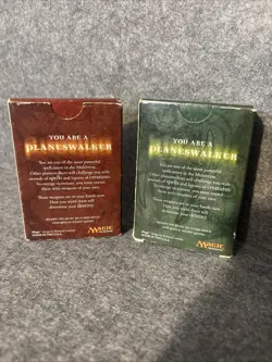 Magic The Gathering Planeswalker Orange and Green Starter Decks 2008 - Image 2