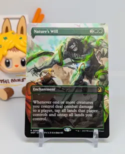 Nature's Will (Anime Borderless) 🌳NM🌳 Wilds of Eldraine 🌳 Magic The Gathering - Image 1