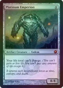 MTG - Platinum Emperion - Foil Scars of Mirrodin LP/NM - Image 1