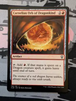 Carnelian Orb Of Dragonkind Commander Legends: Battle For Baldur's Gate NM #166 - Image 1