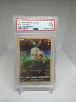 2023 Pokemon Turtwig GG31/GG70 Crown Zenith Galarian Gallery Holo PSA 9 Mint - Image 1