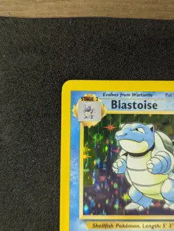 Pokemon TCG Base Set Blastoise Holo 2/102 LP- - Image 2