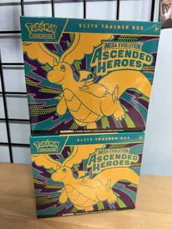 2X Pokemon Ascended Heroes Elite Trainer Boxes ETBs Factory Sealed - Image 1