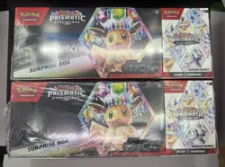 Pokemon Sam's Club Prismatic Evolutions Surprise Box + Booster Bundle (Lot of 2) - Image 1