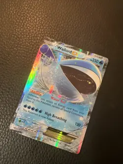 Wailord EX 38/160 Pokemon C1 Primal Clash XY 2015 Ultra Rare TCG LP/NM - Image 3