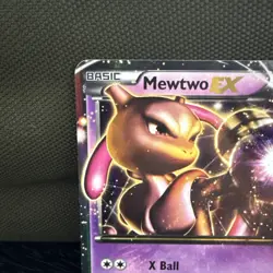 Pokemon - Mewtwo EX Black White Holo Promo TCG BW45 (2012) - Image 2