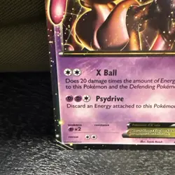 Pokemon - Mewtwo EX Black White Holo Promo TCG BW45 (2012) - Image 5