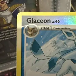 2008 Pokemon Glaceon Reverse Holo Rare Platinum- Burger King Promo- 20/100 TCG - Image 2