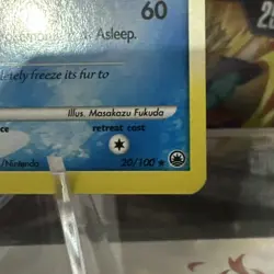 2008 Pokemon Glaceon Reverse Holo Rare Platinum- Burger King Promo- 20/100 TCG - Image 5