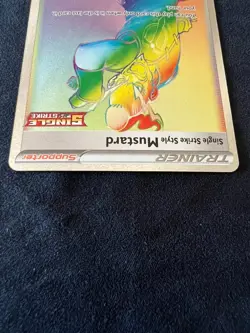 Single Strike Style Mustard 177/163 Pokemon TCG Battle Styles Secret Rare NM - Image 4