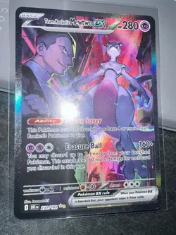 Pokemon TCG Team Rockets Mewtwo EX Special Illustration Destined Rivals - Image 1