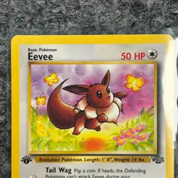 Vintage Pokemon Jungle Eevee 1st Edition 51/64 Common NM - Image 3