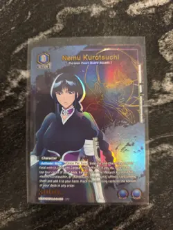 Union Arena EX07BT/BLC-2-035 Nemu Kurotsuchi Parallel Bleach ENG U* Max Rarity - Image 1